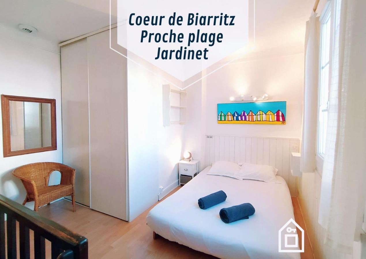 Lalanne Btz, Duplex Jardinet Pres De La Plage เบียริตซ์ ภายนอก รูปภาพ