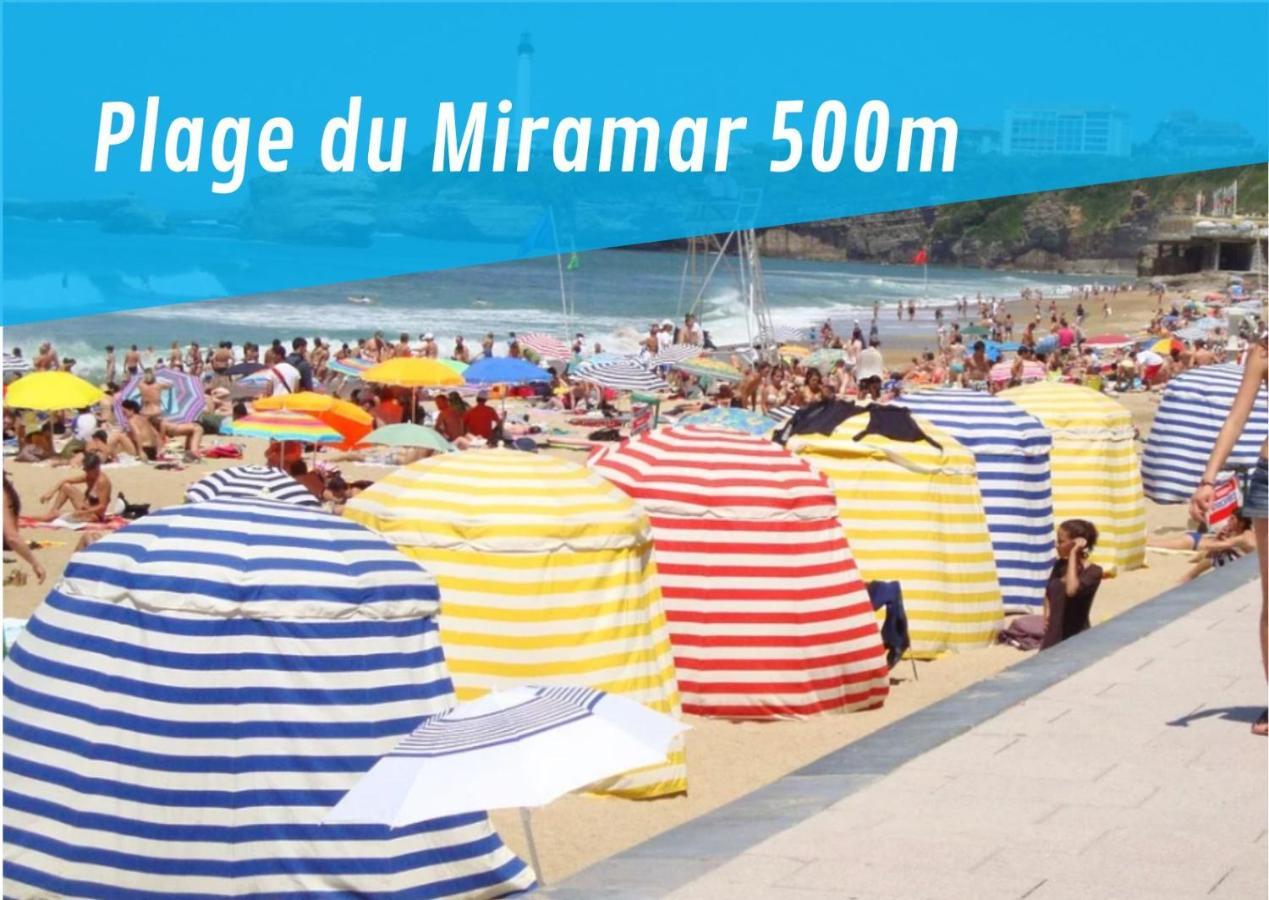 Lalanne Btz, Duplex Jardinet Pres De La Plage เบียริตซ์ ภายนอก รูปภาพ